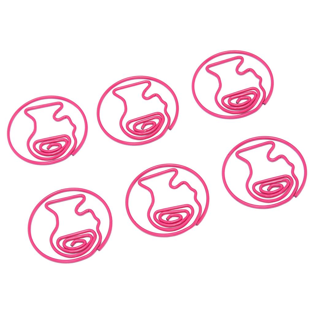 30pcs Paper Clips Human Shape Skid Resistance Multipurpose Small Paperclips for Office School R