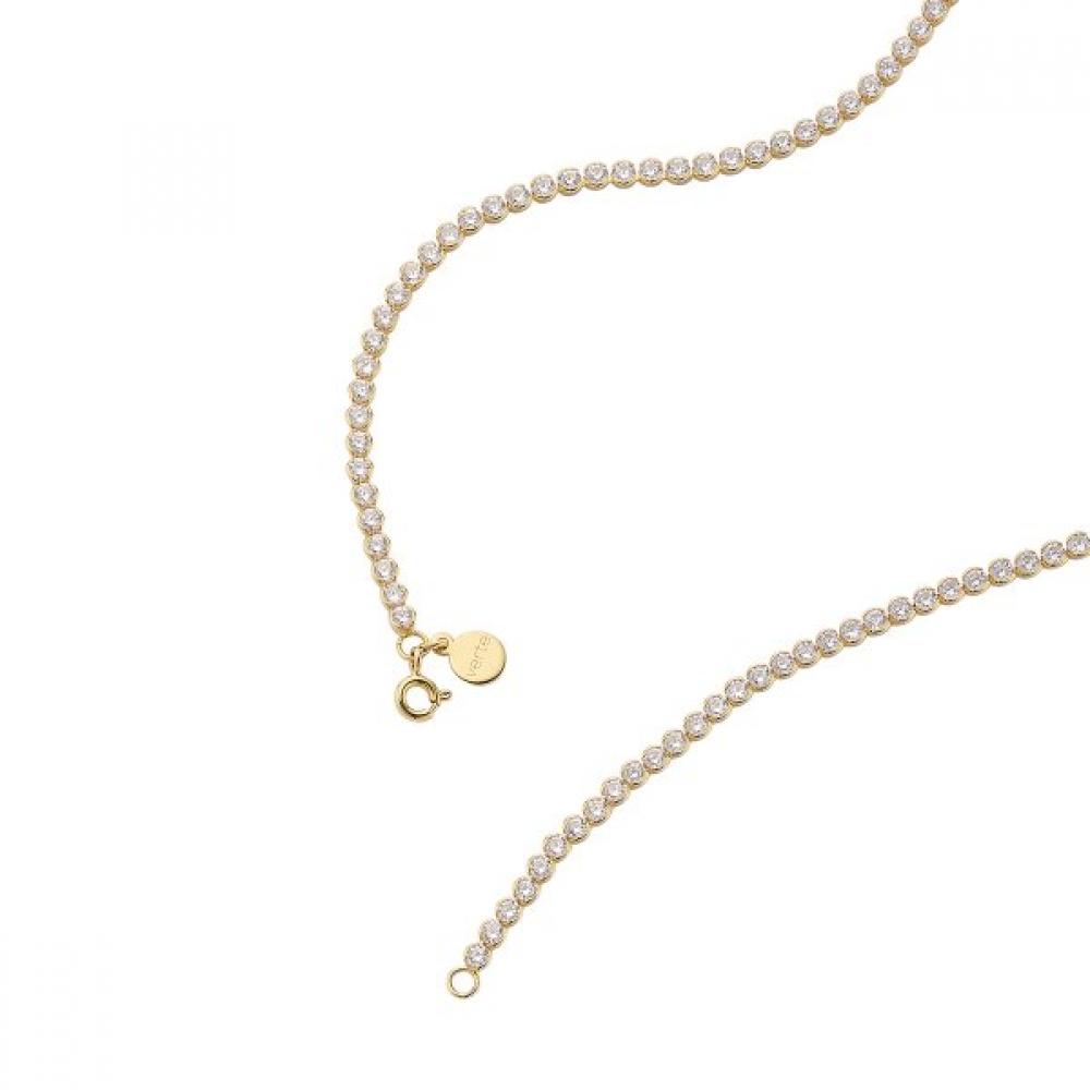 Verte 925 Silver   Ronde Dew Necklace  Gold  un.Silver.210