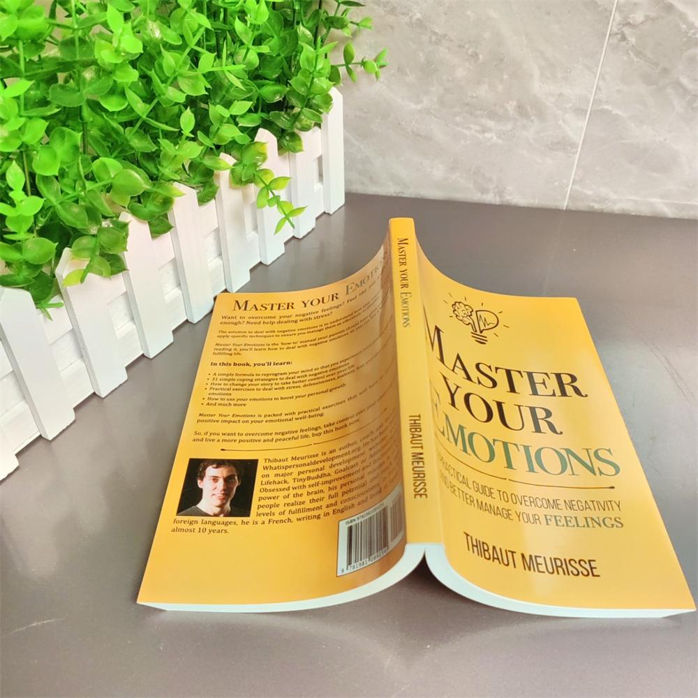 English Modern Emotional Management Physical Book Guide Master Your Emotions: A Practical Guide To Mastering Your Emotions
