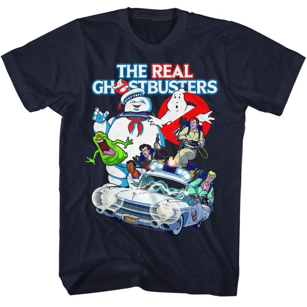 The Real Ghostbusters Collage TV Shirt XXL