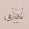 High-End No-Sew Clover Bow Brooch for Shirt Collars