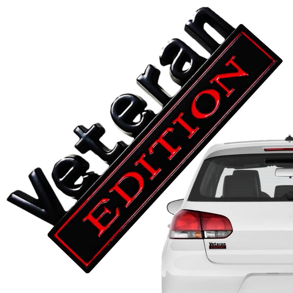 

Автомобильный Стайлинг 3D Veteran Edition Металлическая Клейкая Эмблема Декоративный Значок Забавная Наклейка Автомобильный Аксессуар