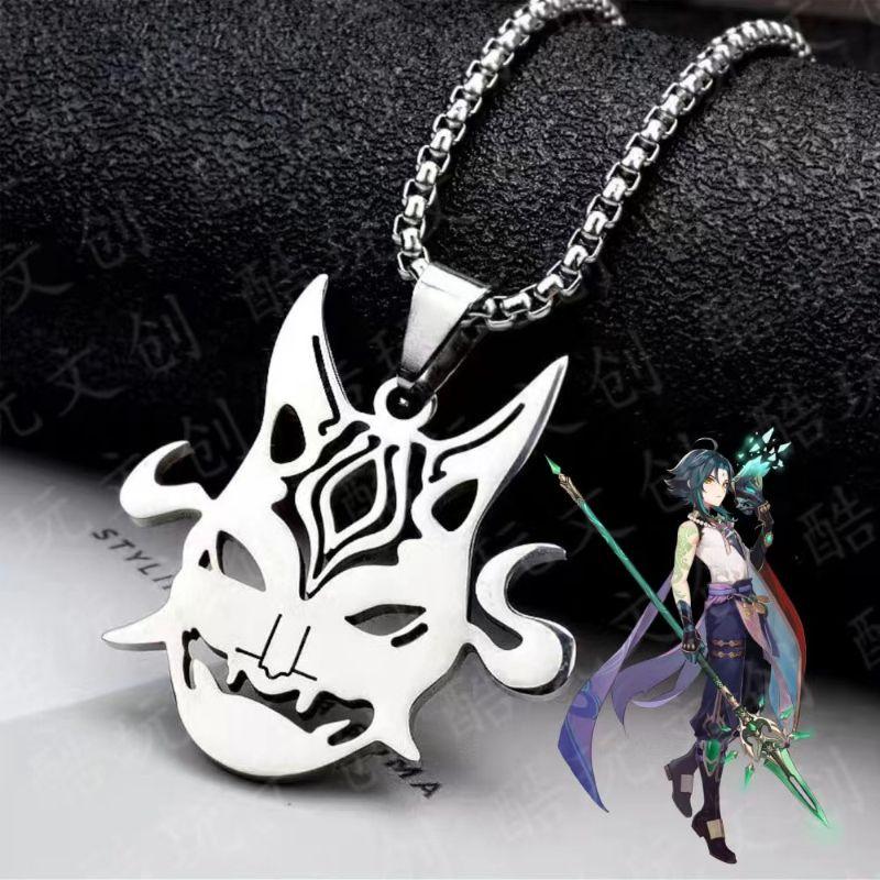 Impact Necklace Genshin Game Animation Kids Birthday Gift Cosplay Accessories