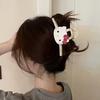 Ins Style  Kitty Sanrio Kitty Claw Clip Korean Cartoon Large Large Shark Hair Clip Claw Back Hair Ponytail Holder Korean&