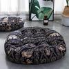 Colorful Bohemian-Style Cotton Linen Floor Cushion: Ethnic Meditation Seat Tatami Mat for B&B