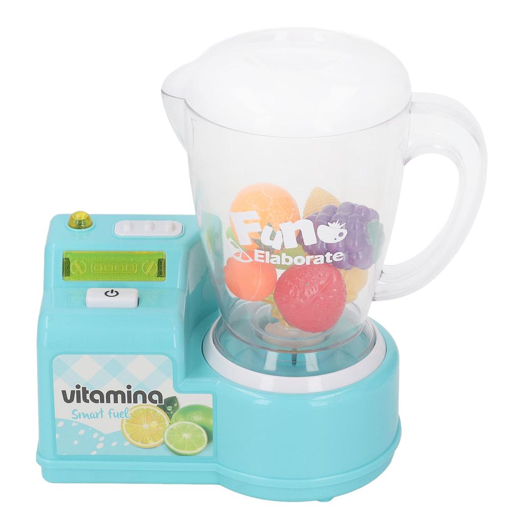 Blender Toy Kitchen Accessories Pretend Play Appliance Toy Interactive Educational Smoothie Maker