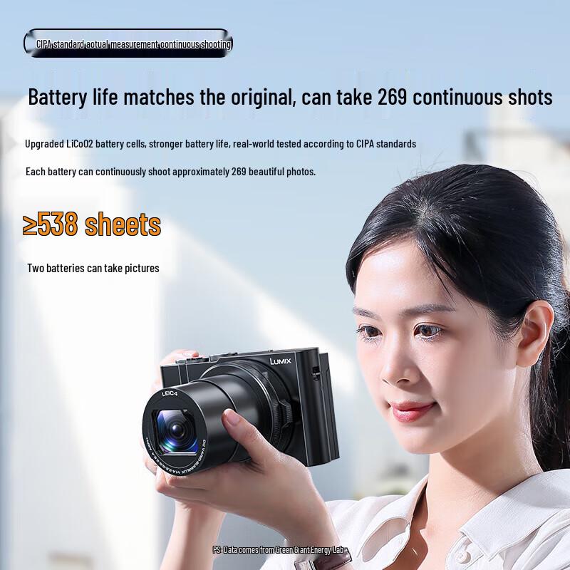 Llano DMW-BLH7E Replacement Camera Battery CN plug (adapter included)