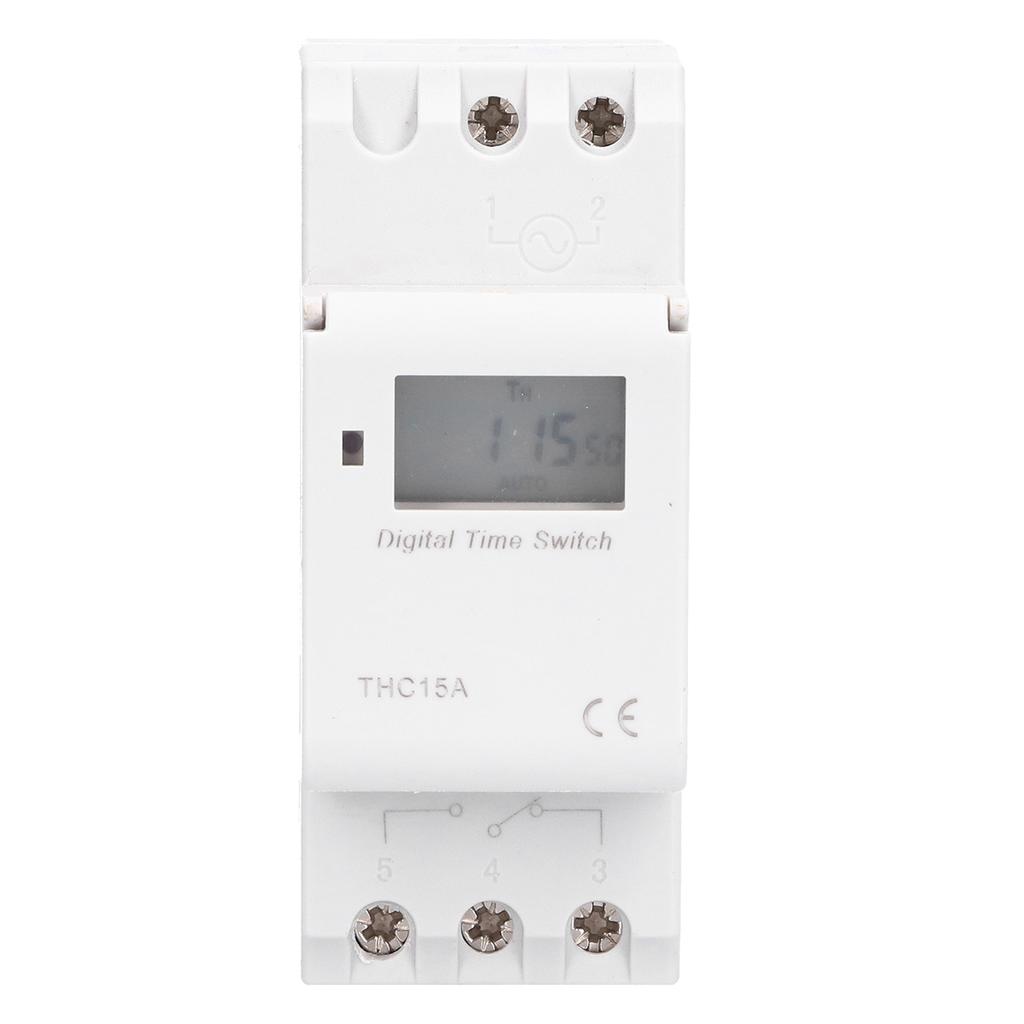 Digital Time Switch Real Time Display High Accuracy Anti Interference Programmable Timer Switch