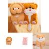 Cute Animal Plush Toys With Snap Bracelet Adorable Elephant And Lion Hand Ring Stuffed Doll For Kids