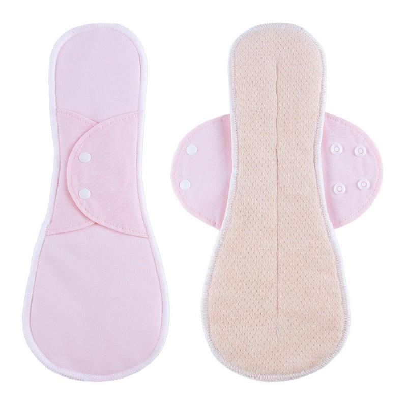 Reusable Washable Cotton Menstrual Pad Postpartum Incontinence Elderly Women Breathable Mesh Surface S M L XL XXL Sizes