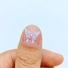New 100Pcs New Cute Mini Shiny Little Butterfly Resin Figurine Crafts Flatback Cabochon Ornament Jewelry Making Hairwear Accesso