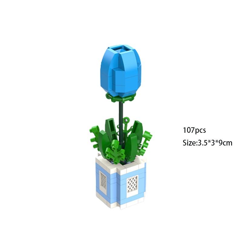 

Rose Sunflower Daisy Building Blocks Model Toy Kids Gift – Decorate Surprise Tulip