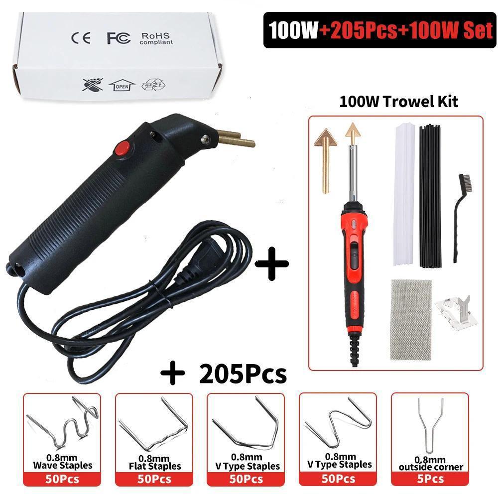 Plastic Bumper Repair Welder Kit with Hot Melt Gun and Welding Rods