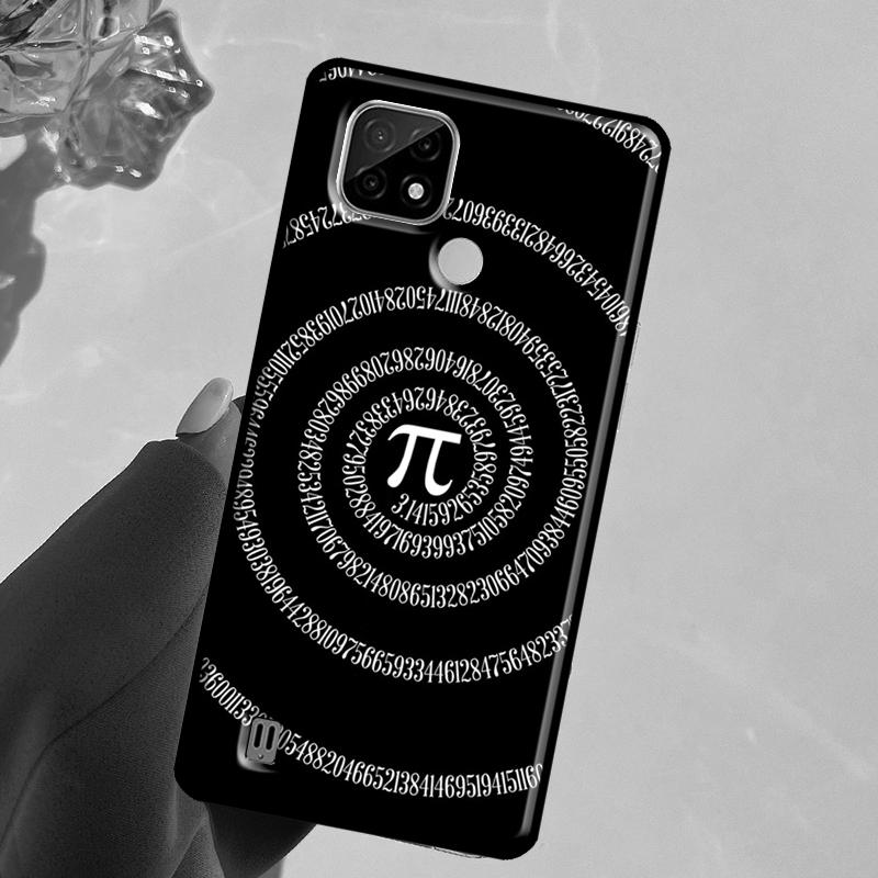 Math Formula Pi For Realme 14 Pro Plus 10 11 12 13 GT 6 6T 5 GT7 Pro C61 C55 C53 C51 C21Y C25S C67 C75 Case