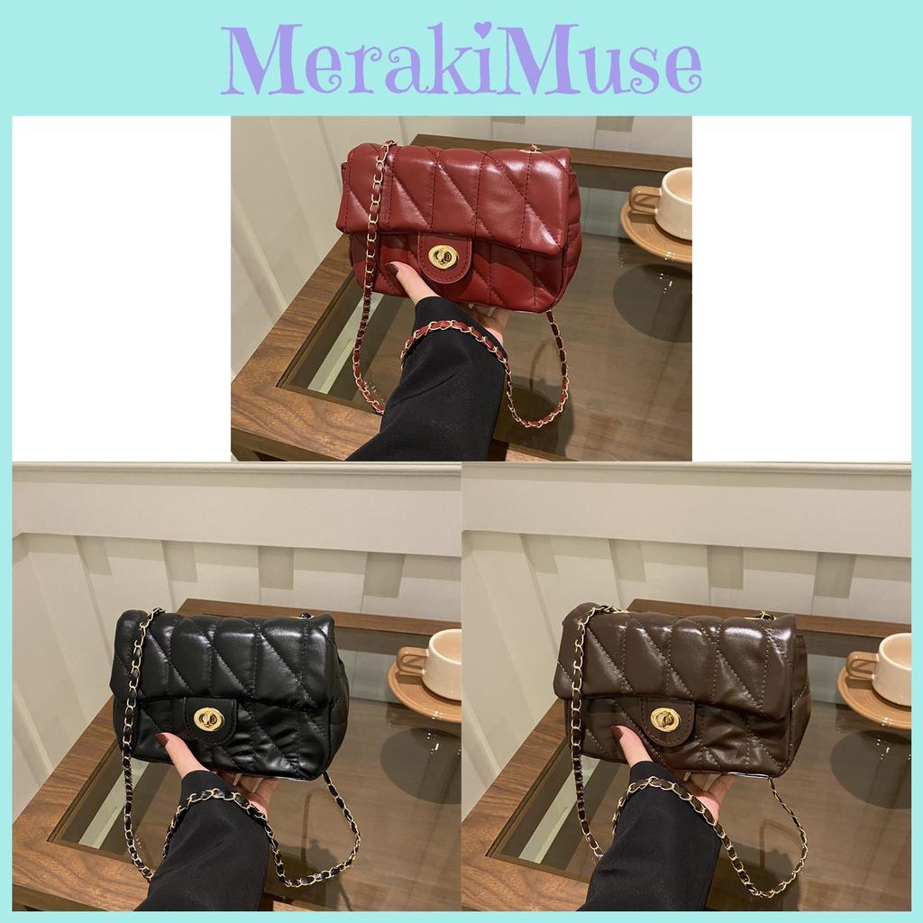Fashion Small Square Bag For Women With Chain Strap And Pu Material For Daily Use