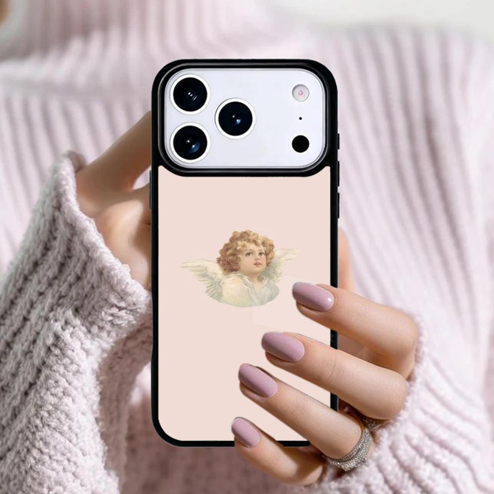 Baby Angels Aesthetic Phone Case For Apple iPhone 17 Air 16E 15 14 Plus 13 12 11 Pro Max Mini Funda Cover