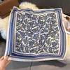 Korean New Versatile Fashion 71 Imitation Silk Square Scarf Women's High-end Sense Neck Protection Neck Scarf Silk Scarf