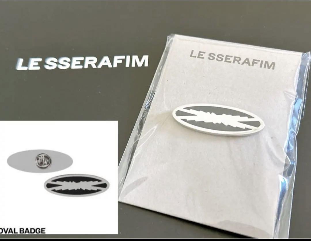 

[USED] Rus1LE SSERAFIM OVAL BADGE