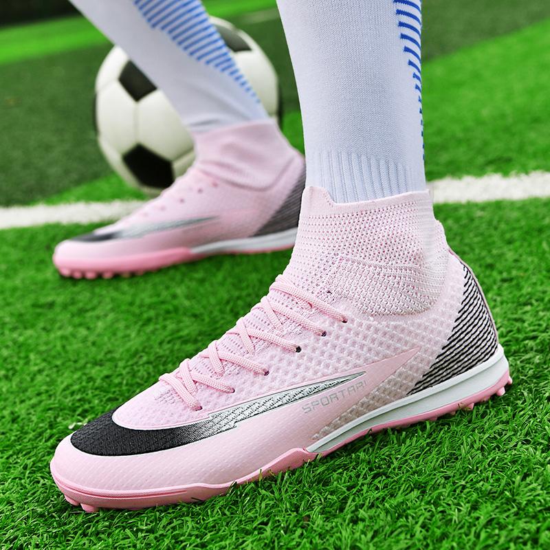Men TF Football Boots Sneakers Indoor Original Tenis Male Soccer Shoes Sports Futsal Fast Football Shoes Training High Quality