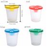 Praktischer Malpinsel-Waschbecher Multifunktionale Anti-Farbe-Becher Kinder-Malfarbenbecher Zuhause