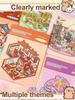 20Pcs 20in1 3D Landscape Sticker Collection Book Album Cartoon Scene DIY Toy Game Festival Birthday Gift for Kid Girl Child