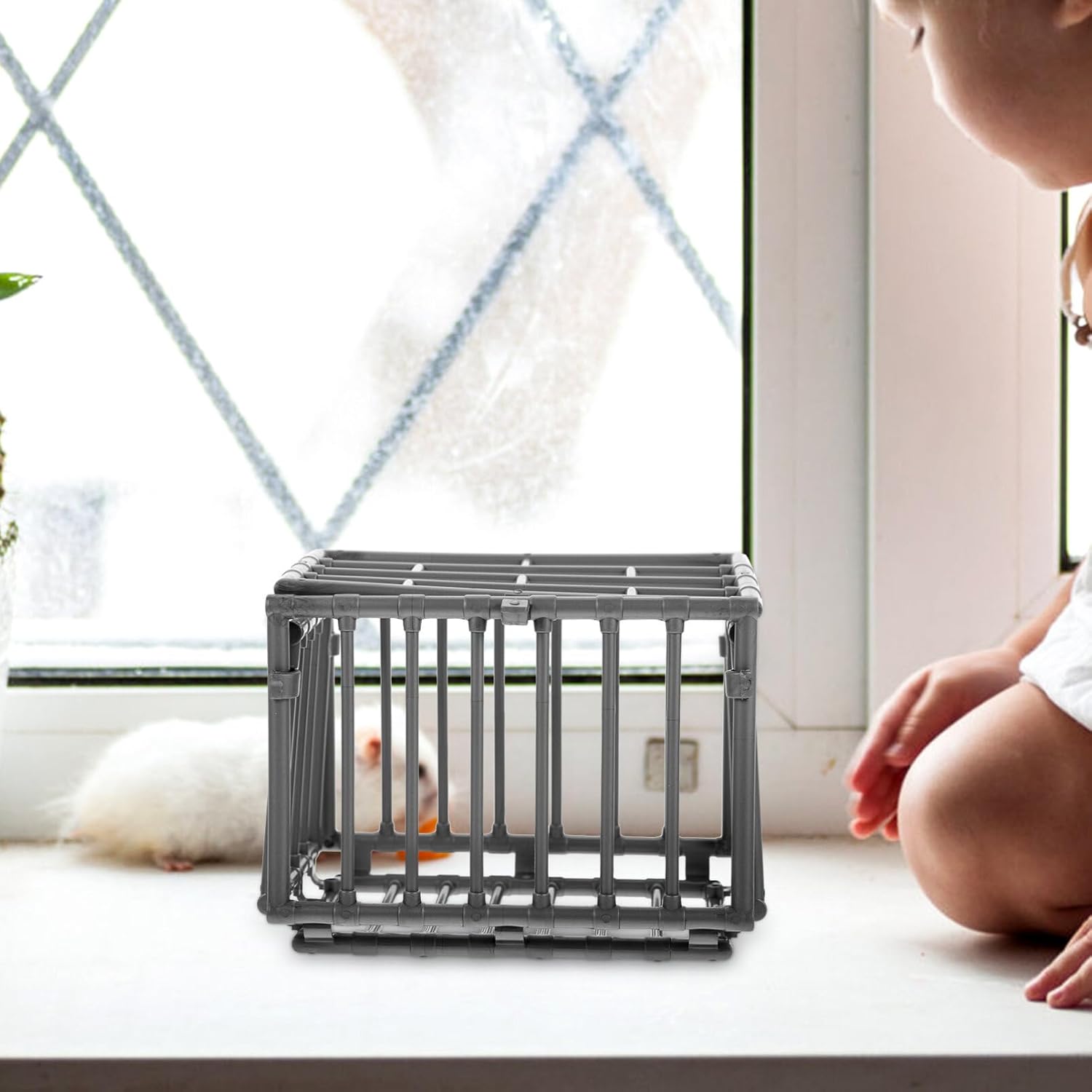 

Модель ограды для зверей для миниатюрных игрушек, игрушки Little Critters, миниатюрная ограда, панели для сельскохозяйственных животных, миниатюрные аксессуары для животных, миниатюрная клетка-домик, игрушка