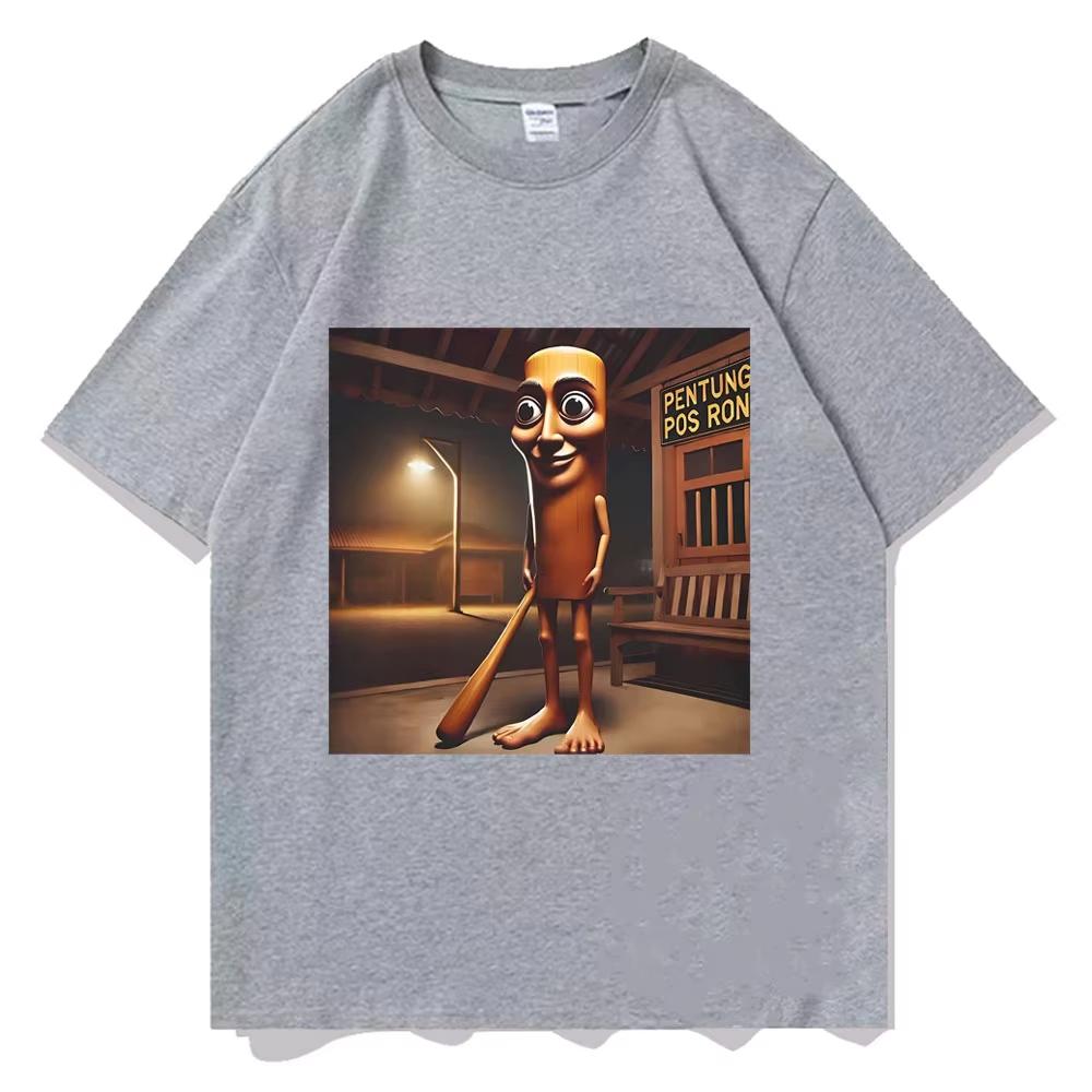 

Tung Tung Tung Sahur Funny Baseball Bat Mugshot T-shirt Male Aesthetic Streetwear Men s Women Casual Humor Short Sleeve T Shirts 4XL