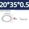 304 Stainless Steel Ultra-Thin Flat Washers - Available in Thickness: 0.1mm, 0.2mm, 0.3mm, 0.5mm