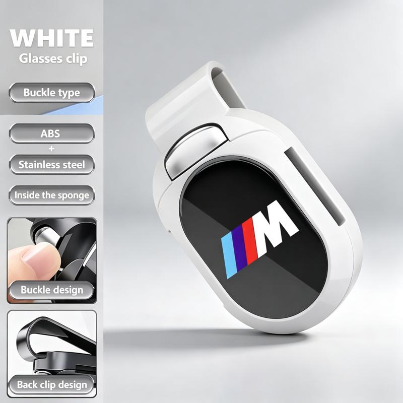 Car Sticker Glasses Storage Clip For Car Sun Visor Auto Accessories Fit BMW 1 3 4 5 7 Series X1 X2 X3 X4 X5 X6 X7 Z4 M3 M4 M5 M8 BW3