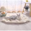 Herfst Winter Koreaanse Stijl Bloemenrand Honden Kat Bed Afneembaar Wasbaar Warm Schattig Huisdieren Mat Vier Seizoenen Universeel Huisdier Benodigdheden