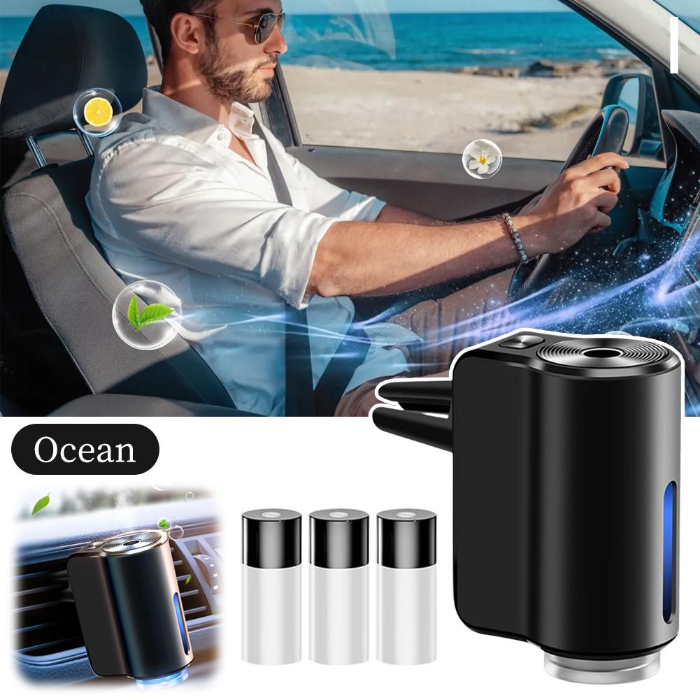 NEW Car Electric Air Diffuser Aroma Auto Air Vent Humidifier Aromatherapy Essential Air Oil Freshener Perfume Mist Car With L7Q9