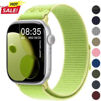 Nylon Sport Strap for Apple Watch Ultra3 49mm S11 42/46mm S10 9 8 7 6 5 4 3 Loop Bracelet for iWatch Series SE3 Ultra 2 46mm 45m
