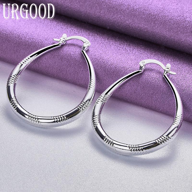 Ohrringe aus 925er-Sterlingsilber, wunderschönes Muster, Geschenk, Party, Modeschmuck