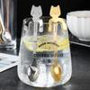 Stainless Steel Coffee Kitchen Tools Spoon Lovely Cute Cat Shape Teaspoon Dessert Snack Scoop Ice Cream Mini Spoons Tableware