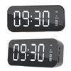 Mirror Surface Alarm Clock Bluetooth Speaker Digital Wireless Alarm Clock Bluetooth Speaker for