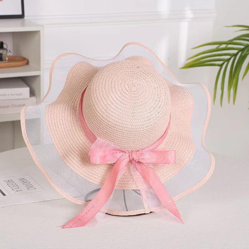 Foldable Women's Summer Straw Beach Sun Hat