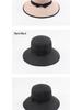 Women's Korean Style Straw Sun Hat with Bow - Casual, Versatile, and Simple Design for Summer Outings.