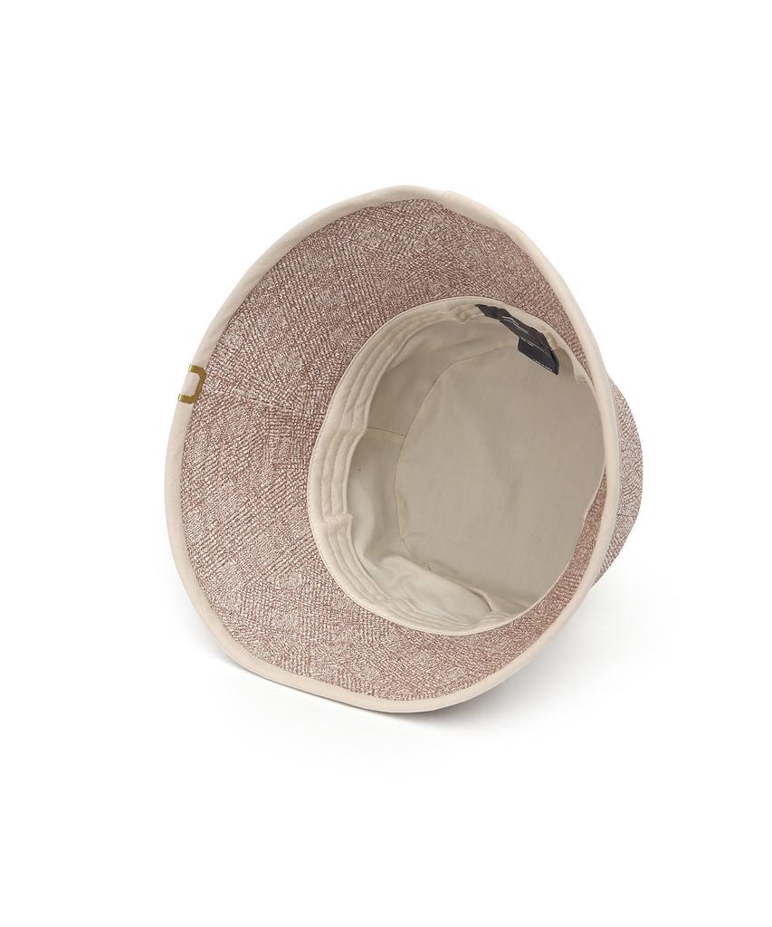 Eondeokeonteulolseutyudio Cotton Bucket Hat Drop Bucket / Cotton Hb / Line Beige