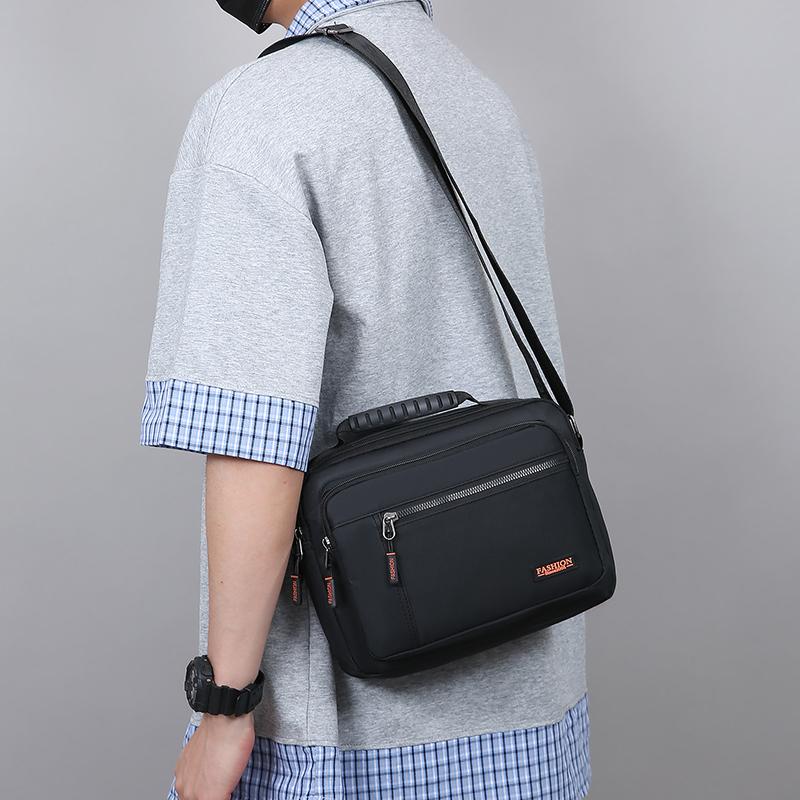 Fashion Casual Men's Handbag Shoulder Bag High Quality Man Messenger Shoulder Bag Top Handle Design Men Crossbody Bag