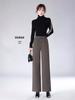 Women's High-Waist Cashmere Houndstooth Wide-Leg Pants - Versatile Autumn Fashion 2025