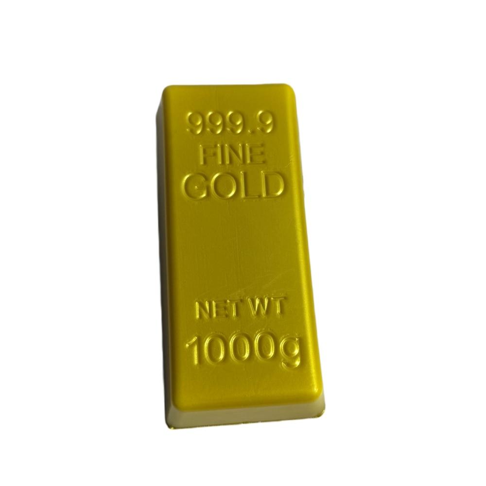 Stressverlichter Speelgoed Goudstaven Gouden Bakstenen Fidget Speelgoed Bureau Knijpspeelgoed Kerst Miljonairs Cadeau yellow