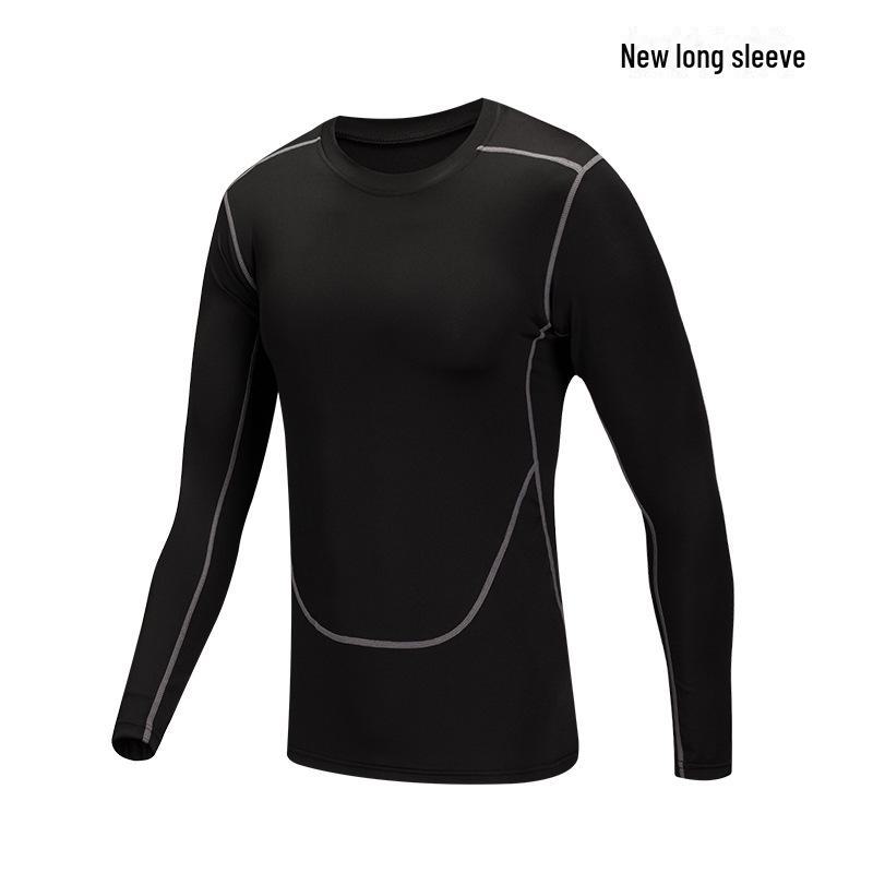 Men's Quick-Dry Short-Sleeve Sports T-Shirt - Breathable, Elastic, Ideal for Summer Training and Running