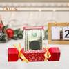Christmas Surprise Money Pull Pouch Pull Out Money Gift Box DIY Rectangle Money Holder with Ribbon for Cash Gift