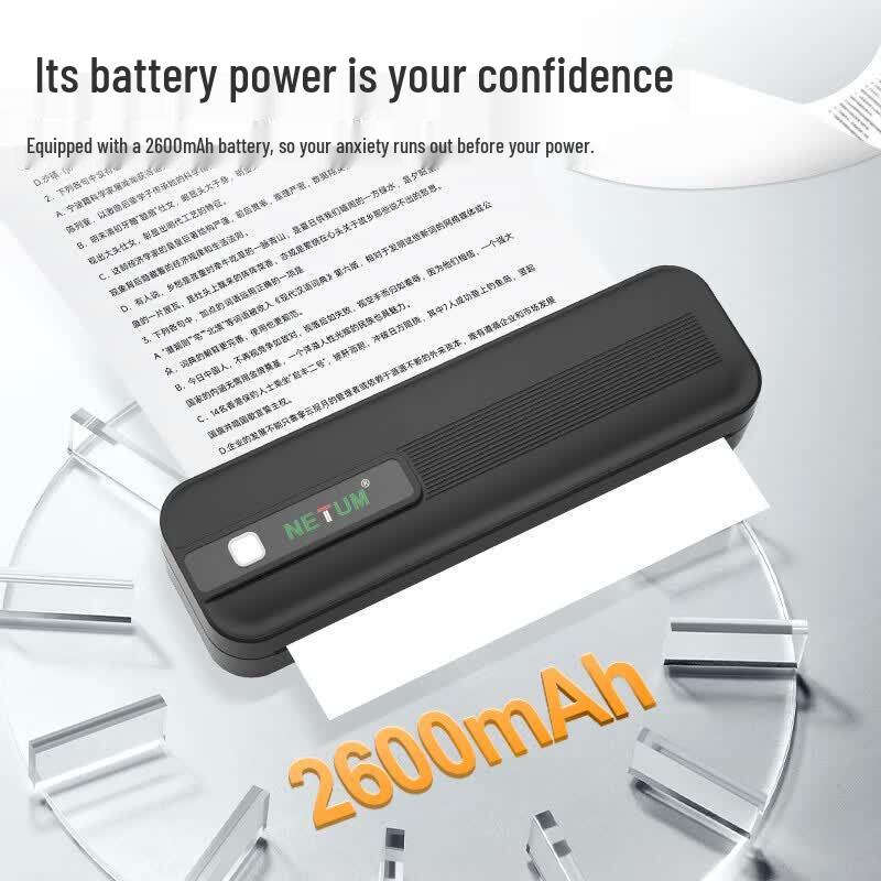 NETUM P801X Portable Bluetooth A4 Thermal Printer
