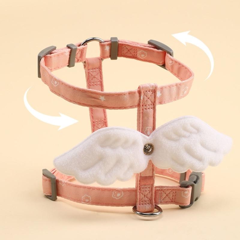Adjustable Cat Leash No Pull Cat Harness Cat Leash for Walking Escape Proof