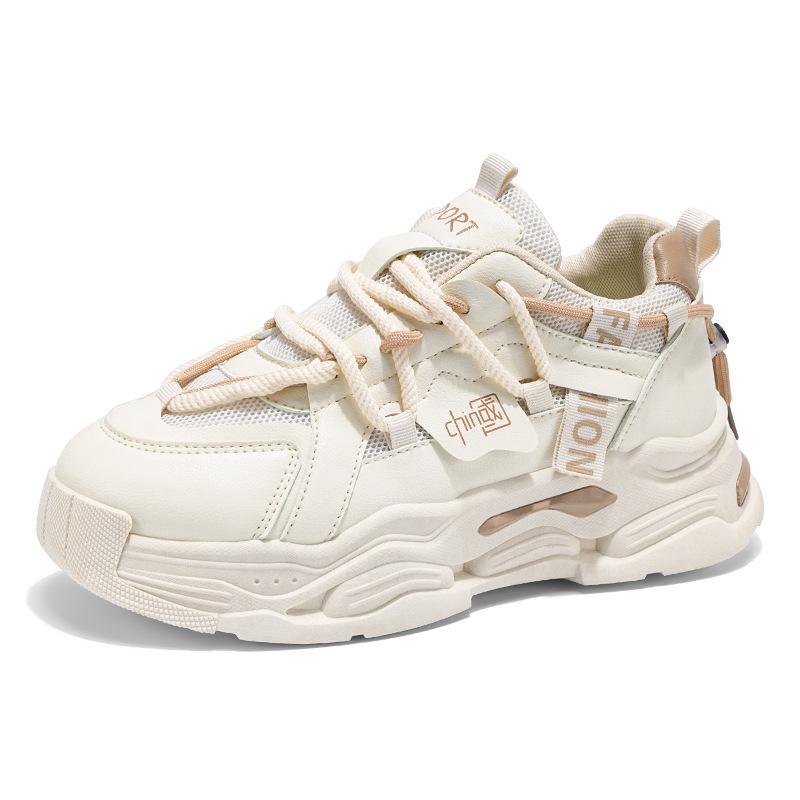 Men's 2025 Spring Breathable Mesh Trendy Thick-Soled Sneakers