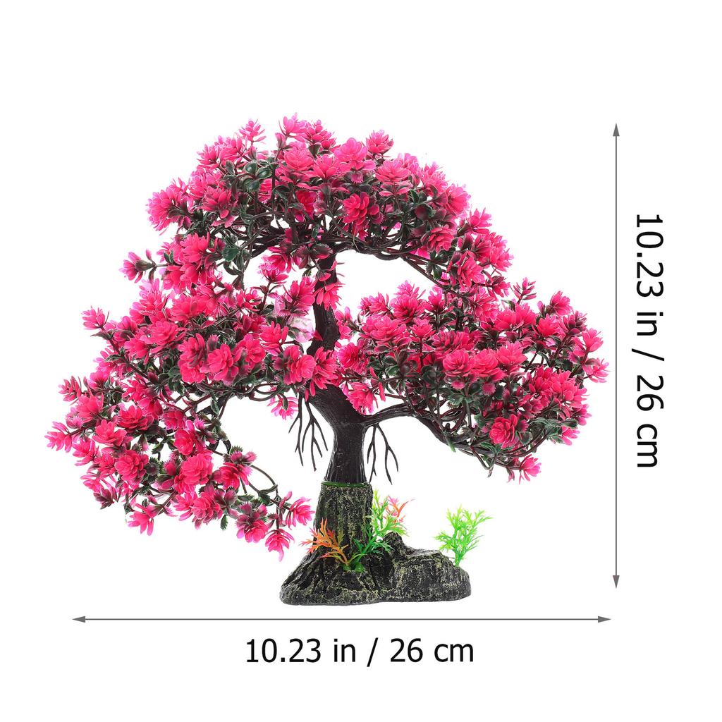 High-Quality Aquarium Resin Tree Decor Fish Tank Landscaping Ornament Realistic Fake Tree for Tank Layout Simulation Plant Decor