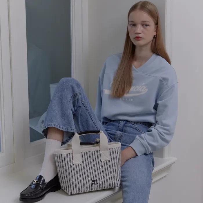 CANVAS TOTE - NAVY