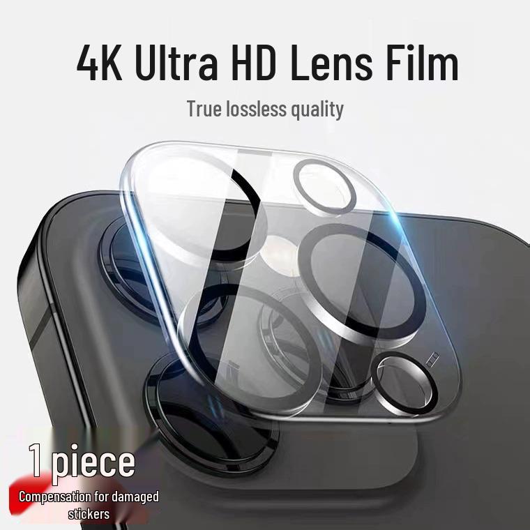 

Apple 15Plus 14 13ProMax 12 11 HD Camera Lens Protector Apple 14 Pro Max 6.7 with Installation Tool