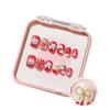 Bowknot Fireworks Kids Cartoon Fake Nails Gilded Cat Eyes Kids Fake Nail Extension  Student